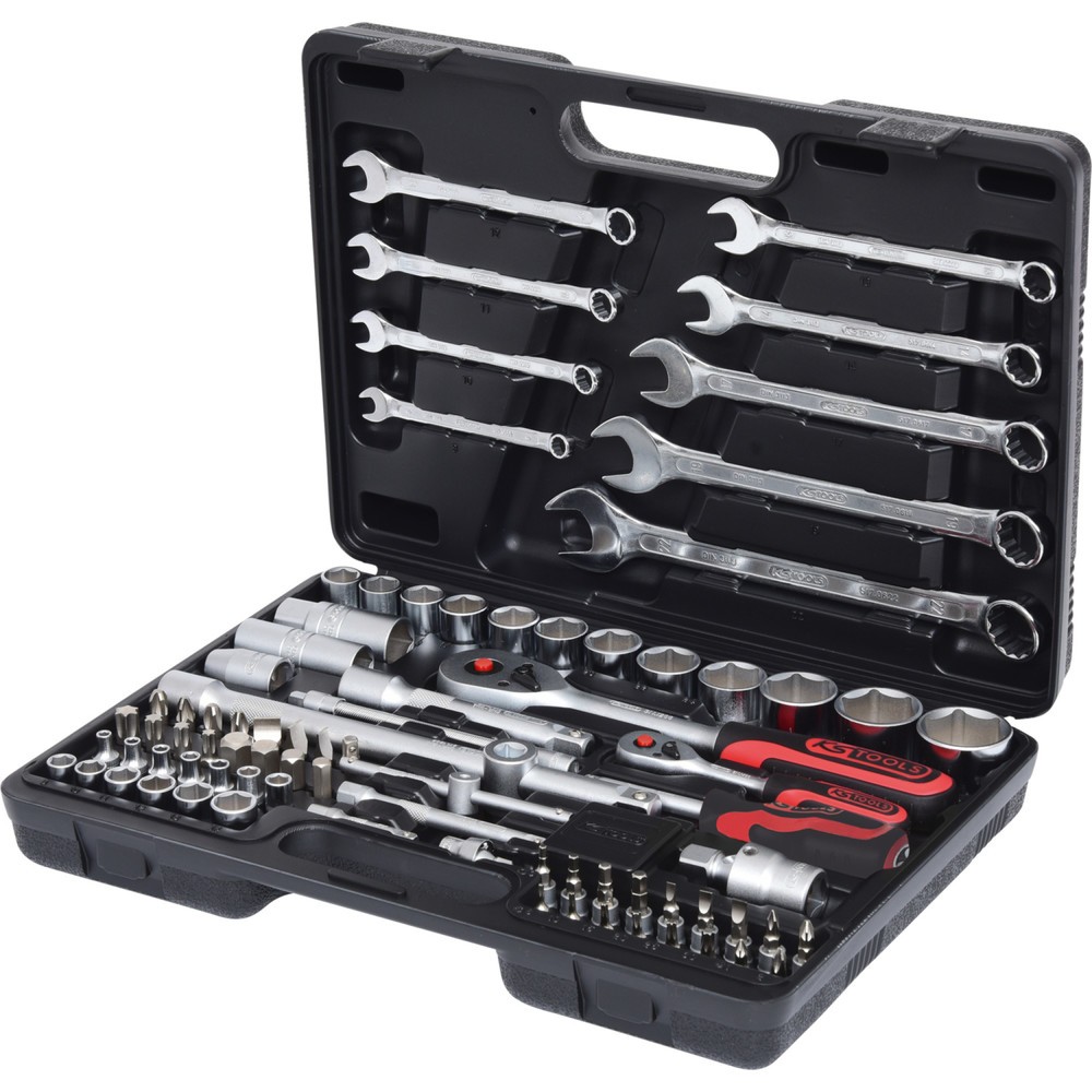 Produktabbildung: KS TOOLS 1/4"+1/2" Steckschlüssel-Satz, 82-tlg