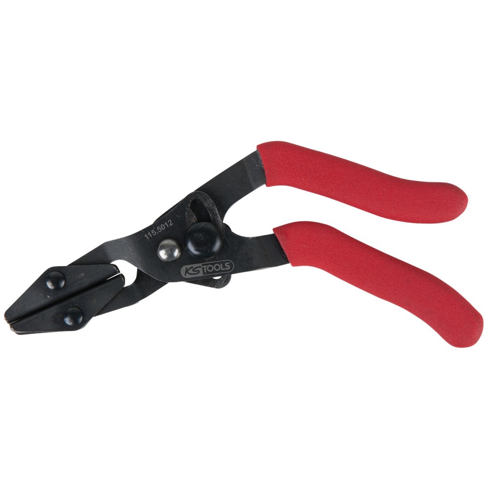 Produktabbildung: KS TOOLS Stufenlose-Abklemmzange abgewinkelt, Ø 20,0 mm