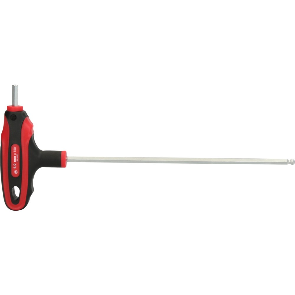 Produktabbildung Nr. 4: KS TOOLS T-Griff-Innensechskant-Kugelkopf-Schlüssel, 4mm