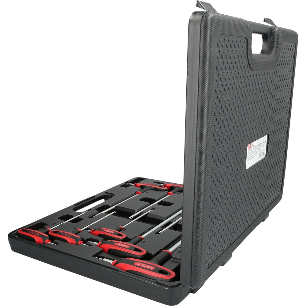 Produktabbildung Nr. 4: KS TOOLS T-Griff-Schlüssel-Satz, Torx mit Bohrung,9-tlgTB10-TB50