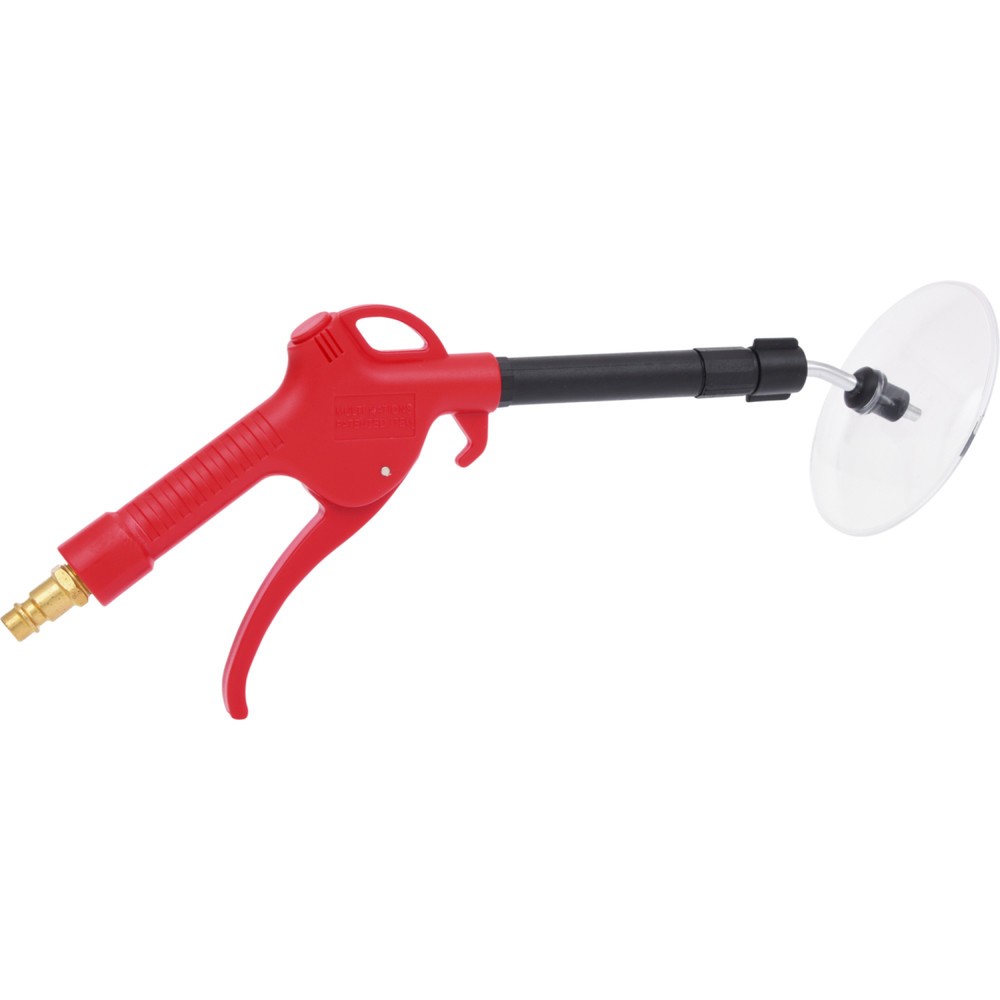 Produktabbildung Nr. 6: KS TOOLS Teleskop-Druckluft-Ausblaspistole 90-190mm mit Schutzschild