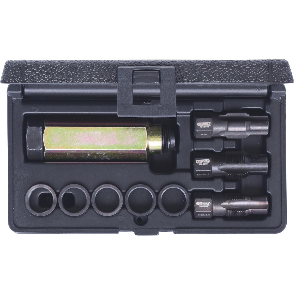 Produktabbildung Nr. 13: KS TOOLS THREADfix Reparatur-Satz M18x1,5 f.Lambdasonden,9-tlg