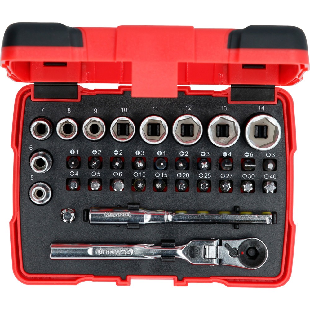 Produktabbildung Nr. 25: KS TOOLS 1/4" TORSIONpower Bit-Stecknuss-Box, 33-tlg