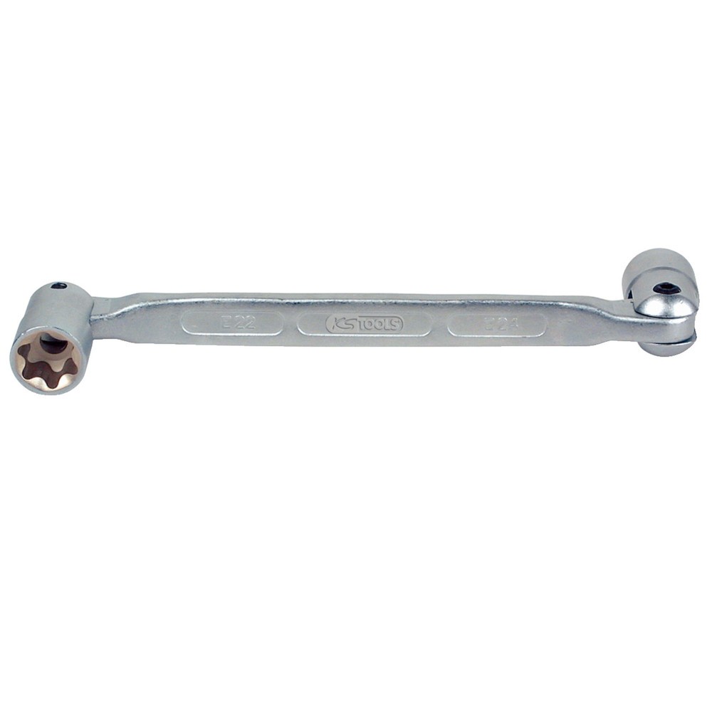 Produktabbildung: KS TOOLS Torx-E-Doppel-Gelenkschlüssel, E6xE8