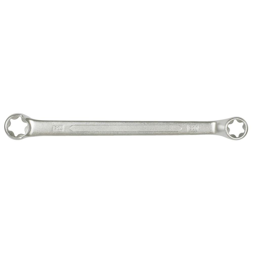 Produktabbildung Nr. 1: KS TOOLS Torx-E-Doppel-Ringschlüssel, gekröpft, E20xE24