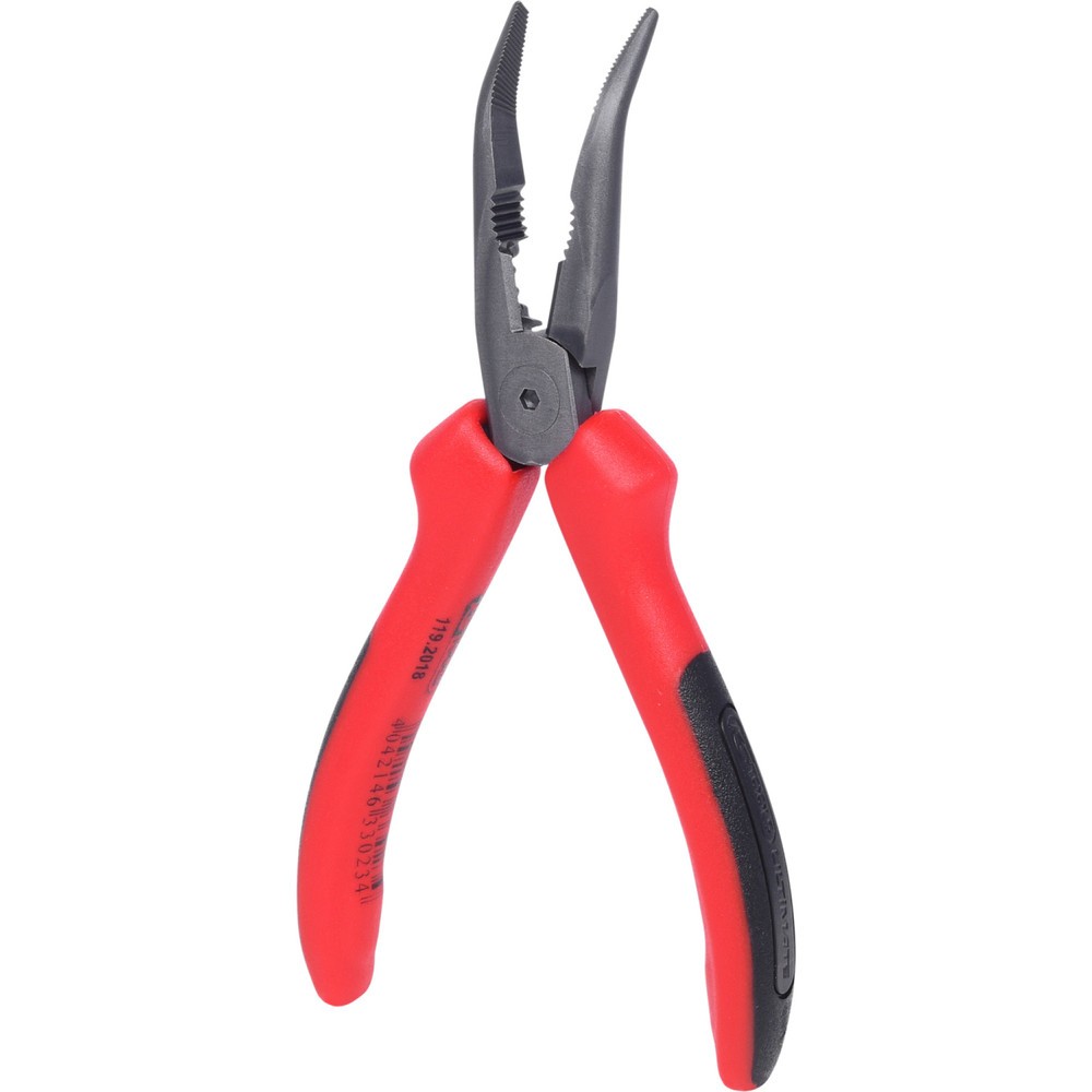 Produktabbildung Nr. 1: KS TOOLS ULTIMATEplus Flachrundzange, gebogen, 165mm