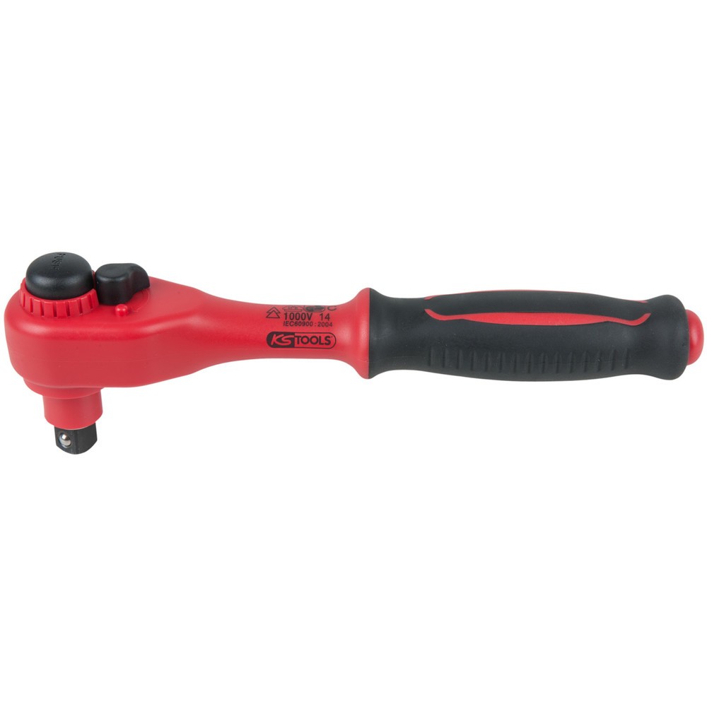 Produktabbildung Nr. 1: KS TOOLS 3/8" Isolierte Umschaltknarre, 72 Zahn