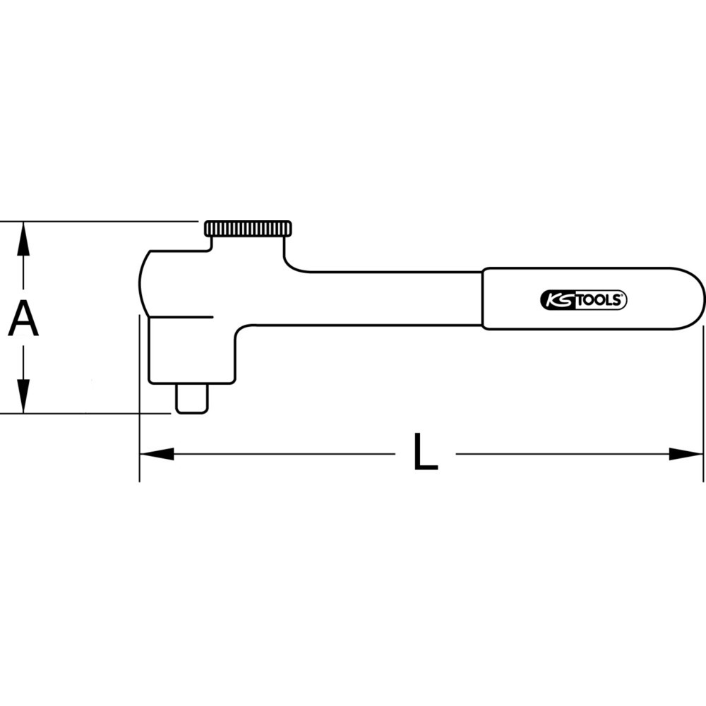 Produktabbildung Nr. 3: KS TOOLS 3/8" Isolierte Umschaltknarre, 72 Zahn