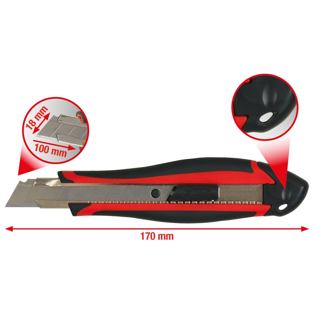 Produktabbildung Nr. 2: KS TOOLS Universal-Abbrechklingen-Messer 18 mm