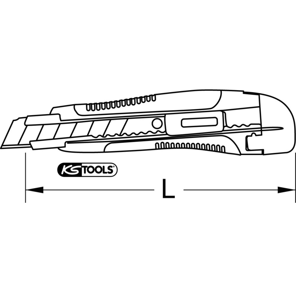 Produktabbildung Nr. 6: KS TOOLS Komfort-Abbrechklingen-Messer 18 mm