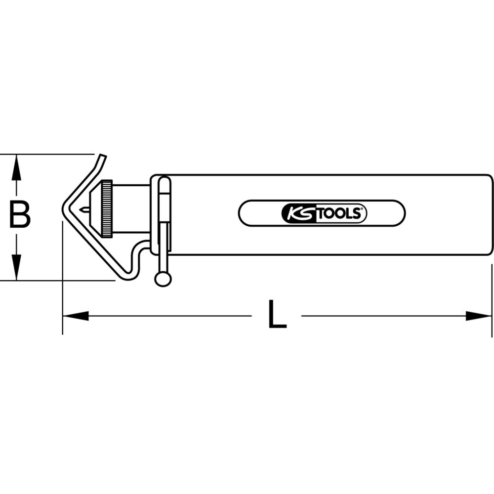 Produktabbildung Nr. 6: KS TOOLS Universal-Abisolierwerkzeug, 6-25mm