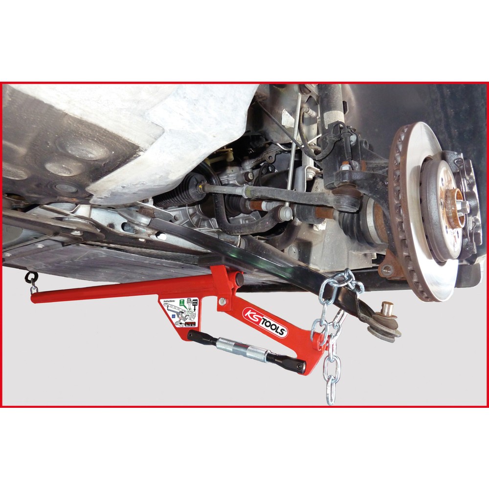 Produktabbildung Nr. 2: KS TOOLS Universal-Achshebel mit Kette, 960mm