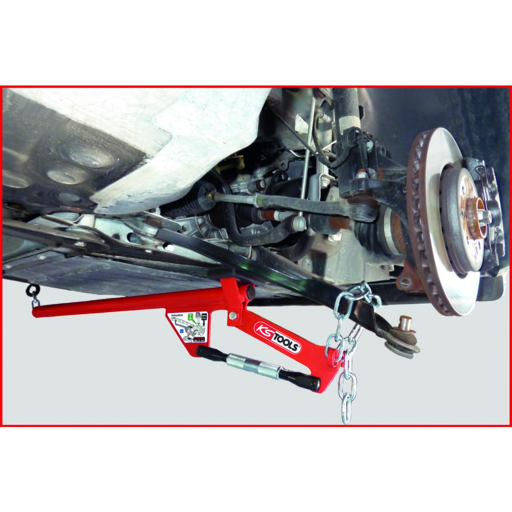 Produktabbildung Nr. 3: KS TOOLS Universal-Achshebel mit Kette, 960mm