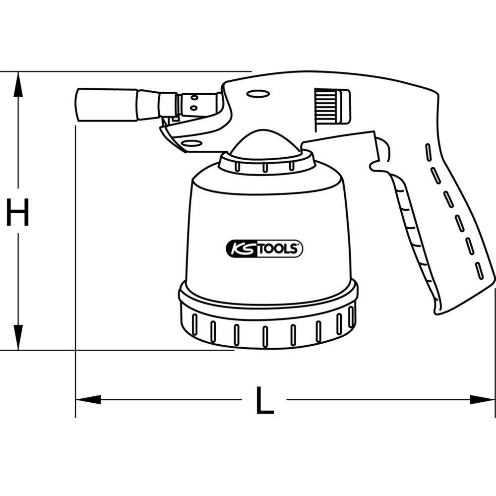 Produktabbildung Nr. 5: KS TOOLS Universal-Kartuschenlötgerät, Kunststoff