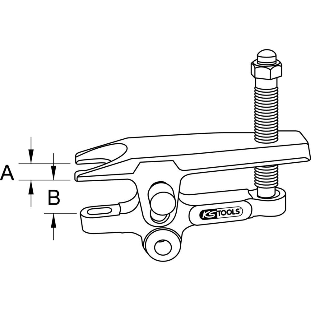 Produktabbildung Nr. 7: KS TOOLS Universal-Kugelgelenk-Ausdrücker, 20mm