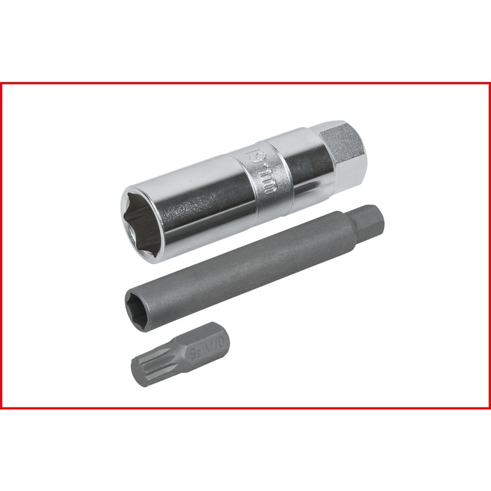 Produktabbildung Nr. 2: KS TOOLS 10 mm Stoßdämpfer-Außensechskant-Gegenhalter-Bit-Stecknuss, 10 mm