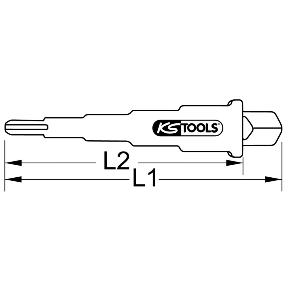 Produktabbildung Nr. 2: KS TOOLS Universal-Stufenschlüssel, 5-stufig, 3/8" - 1 1/4"