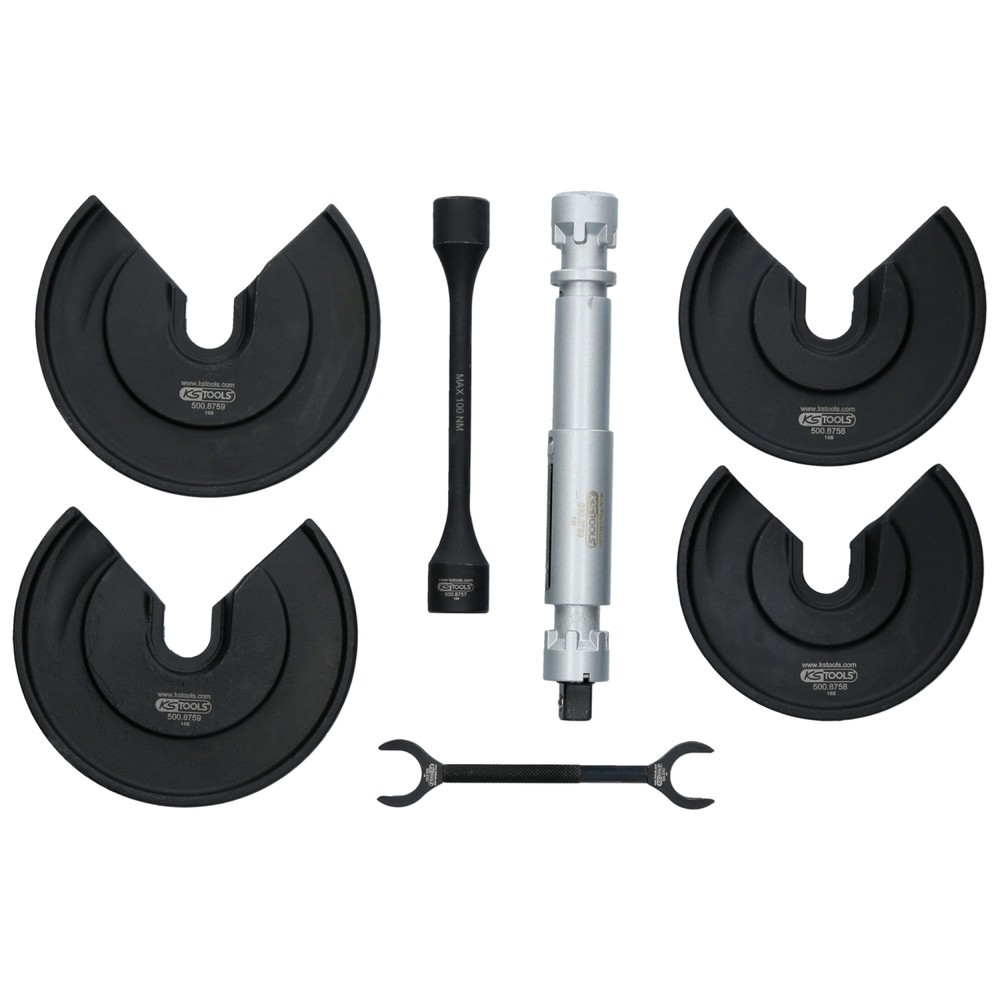 Produktabbildung Nr. 14: KS TOOLS Universal-Teleskop-Centerspanner-Satz für innenliegende Federn, 9-tlg