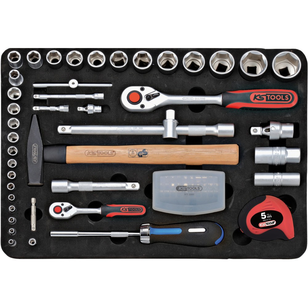 Produktabbildung Nr. 3: KS TOOLS 1/4"+1/2" Werkzeug-Satz, 127-tlg