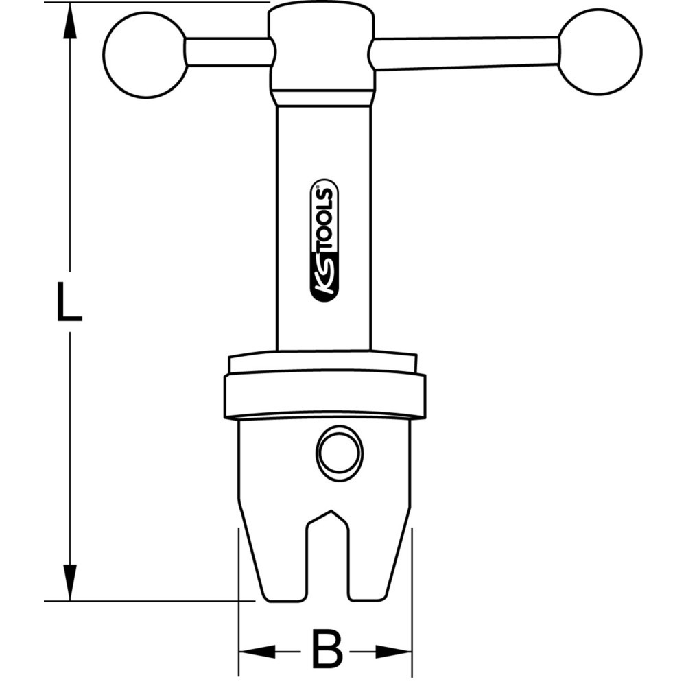 Produktabbildung Nr. 1: KS TOOLS Ventilfix und Badewannenadapter, 2-tlg