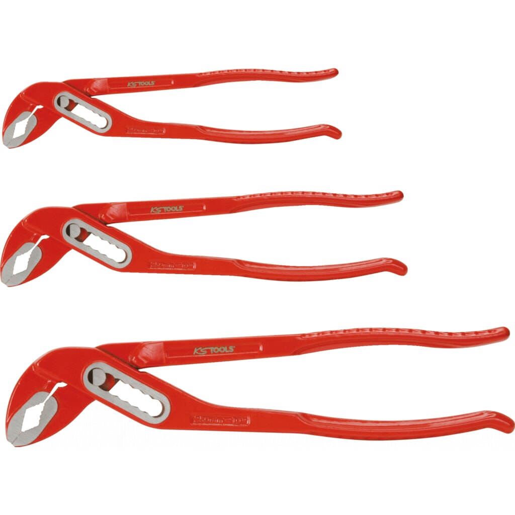KS TOOLS Wasserpumpenzangen-Satz, 3-tlg, 7"-12" Produktabbildung: KS TOOLS Wasserpumpenzangen-Satz, 3-tlg, 7"-12"