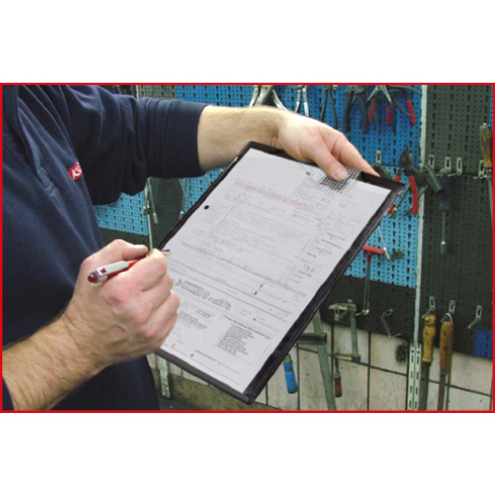 Produktabbildung Nr. 2: KS TOOLS Werkstatt-Auftragstasche DIN A4, schwarz