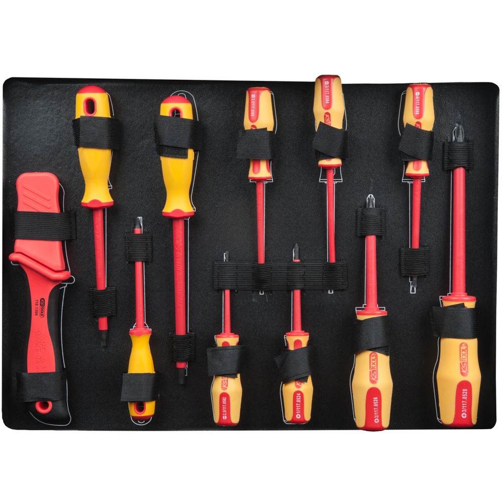 Produktabbildung Nr. 12: KS TOOLS Isolierter Werkzeug-Satz für Hybrid- und Elektrofahrzeuge, 43-tlg