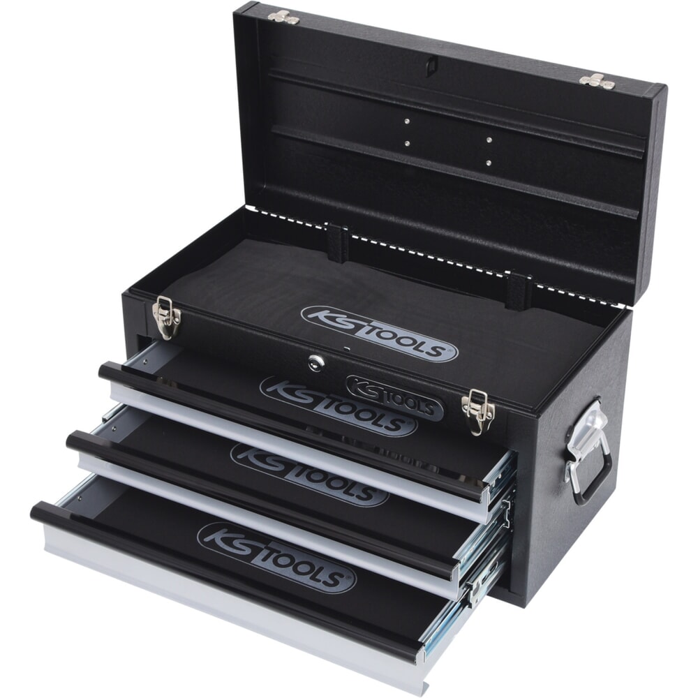 Produktabbildung Nr. 1: KS TOOLS Werkzeugtruhe mit 3 Schubladen-schwarz, L508xH255xB303mm