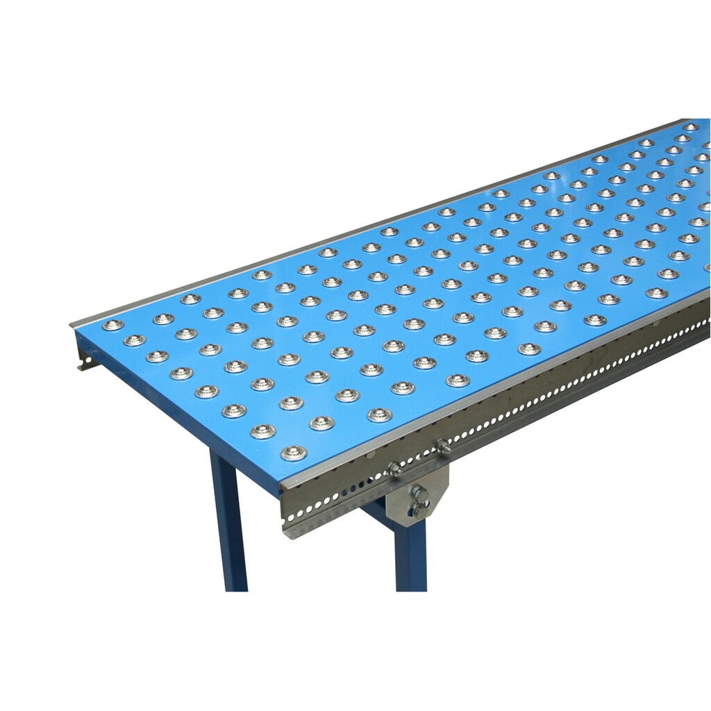 Produktabbildung: BLUME Kugelrollen-Tisch U-Profil, Ø 15 mm, LxB 500 x 400 mm, Teilung 50 mm