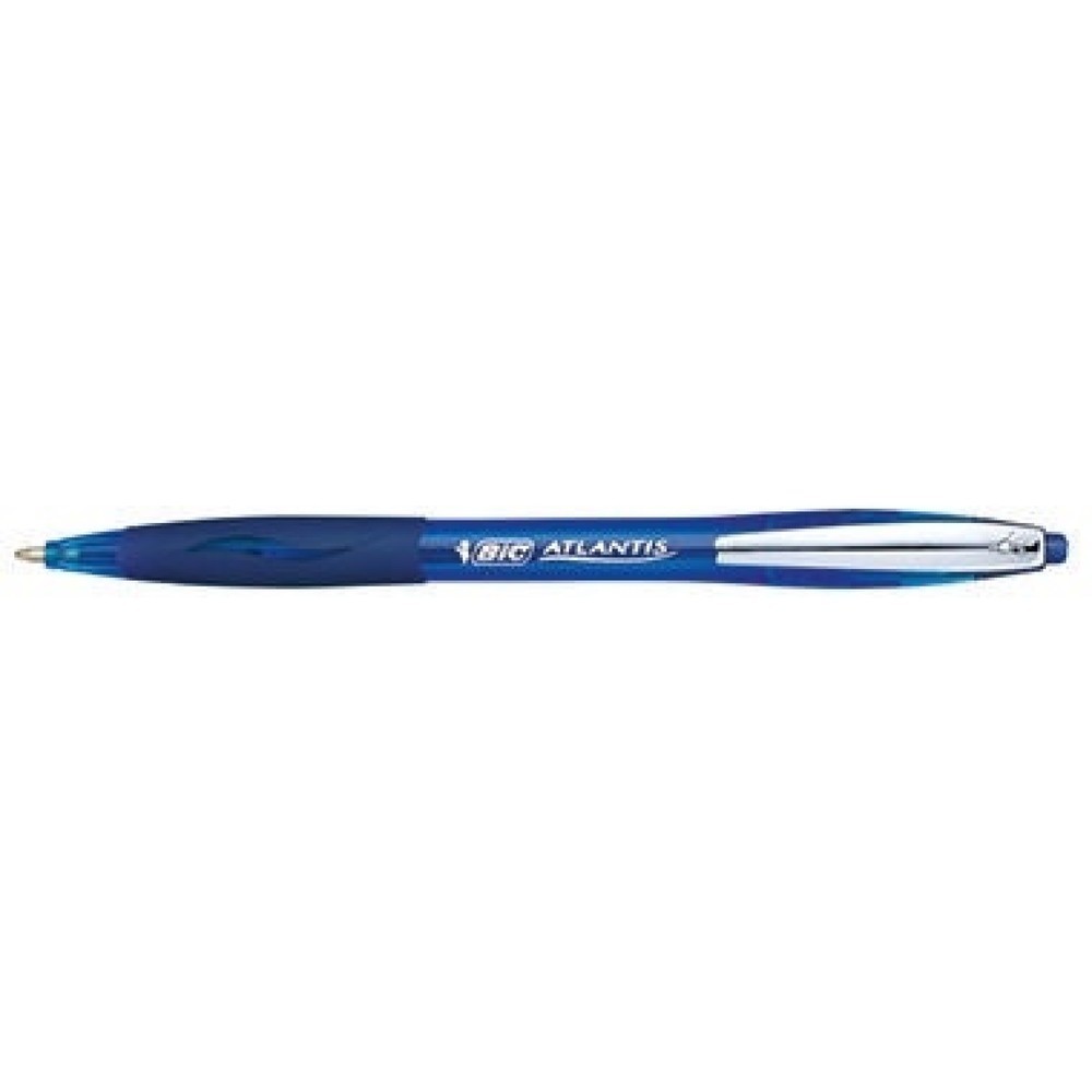 Produktabbildung: BIC Kugelschreiber ATLANTIS Soft 902132 0,4mm Druckmechanik blau