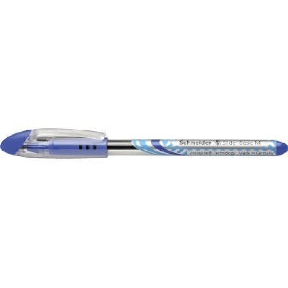 Produktabbildung Nr. 1: Schneider Kugelschreiber Slider 151103 M 1mm Kappenmodell blau