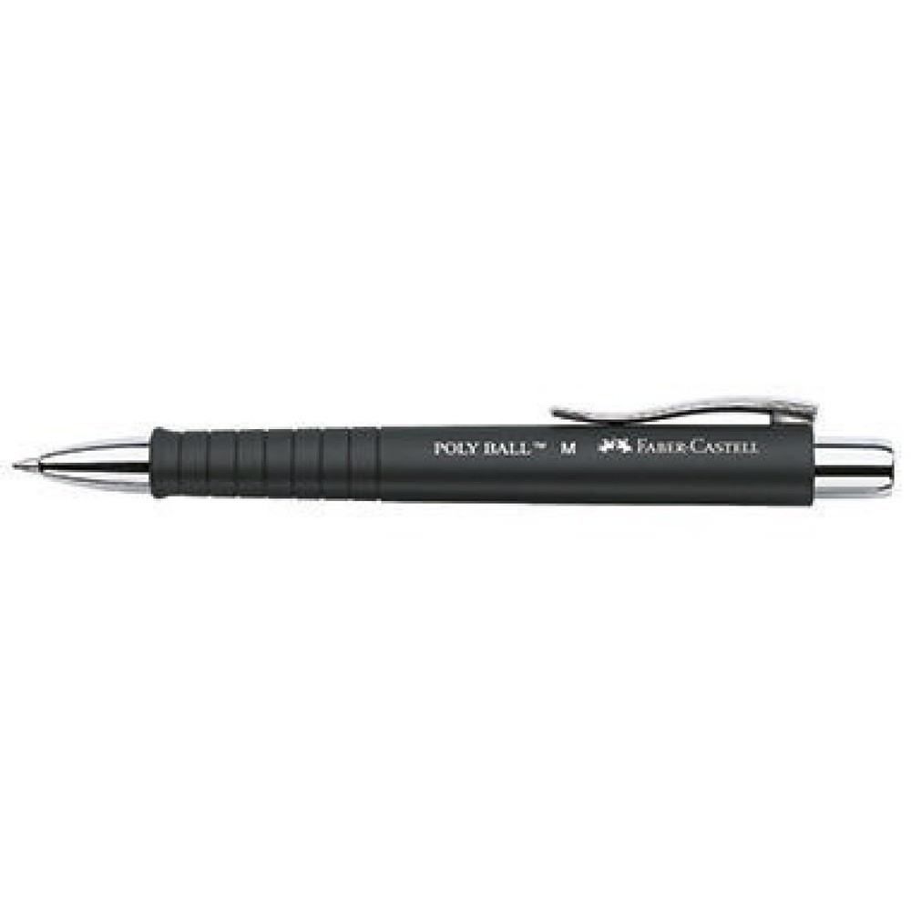 Produktabbildung: Faber-Castell Kugelschreiber POLY BALL 241199 M Mine bl Schaft sw