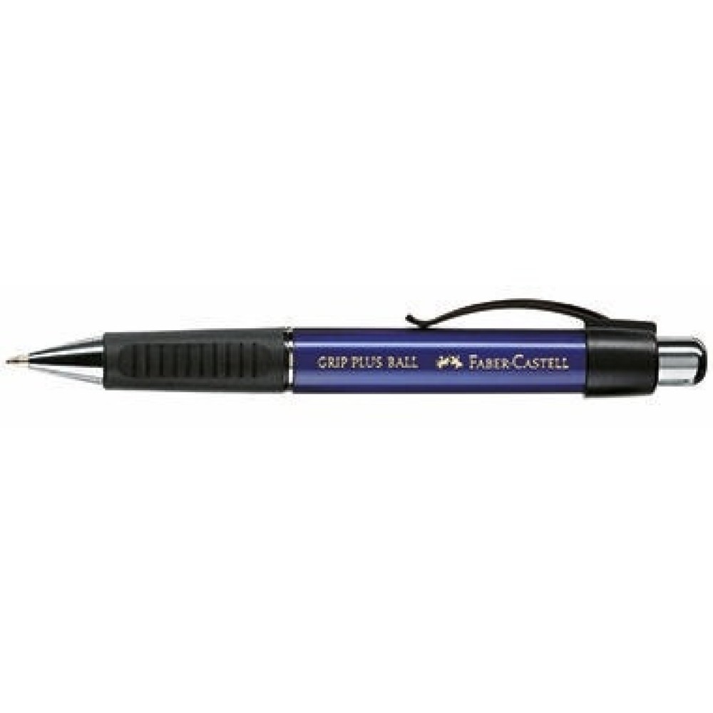 Produktabbildung: Faber-Castell Kugelschreiber GRIP PLUS BALL 140732 M metallic-blau