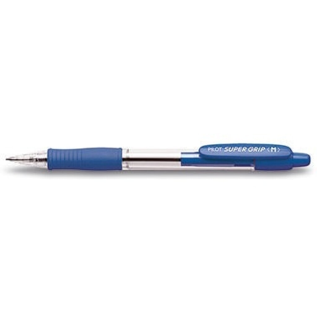 PILOT Druckkugelschreiber SUPER GRIP M 2030003 0,4mm blau Produktabbildung Nr. 1: PILOT Druckkugelschreiber SUPER GRIP M 2030003 0,4mm blau