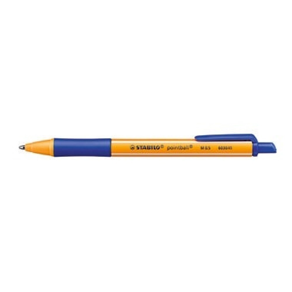 Produktabbildung: STABILO Kugelschreiber pointball 6030/41 0,5mm Druckmechanik blau