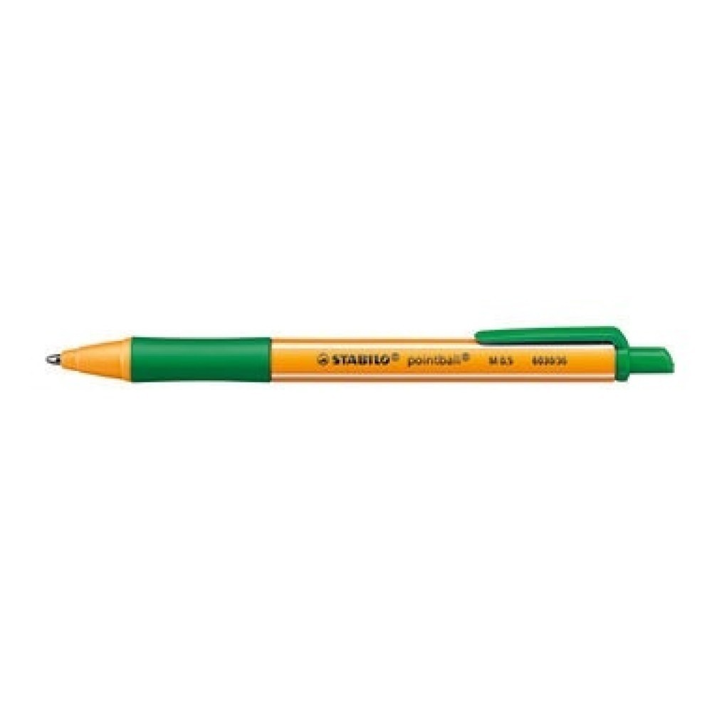 Produktabbildung Nr. 1: STABILO Kugelschreiber pointball 6030/36 0,5mm Druckmechanik grün