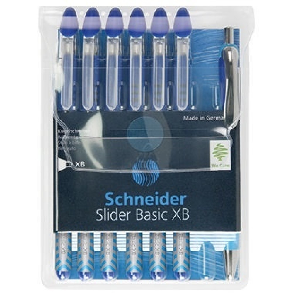 Produktabbildung: Schneider Kugelschreiber Slider XB 50-151277 blau 6 St./Pack.