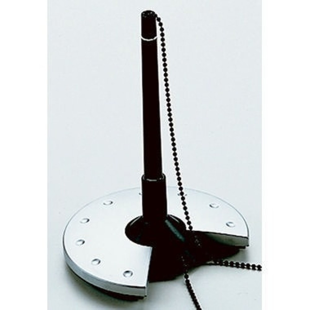 Produktabbildung: helit Kugelschreiberständer H6359095 10x15,5x10cm Kette sw/si