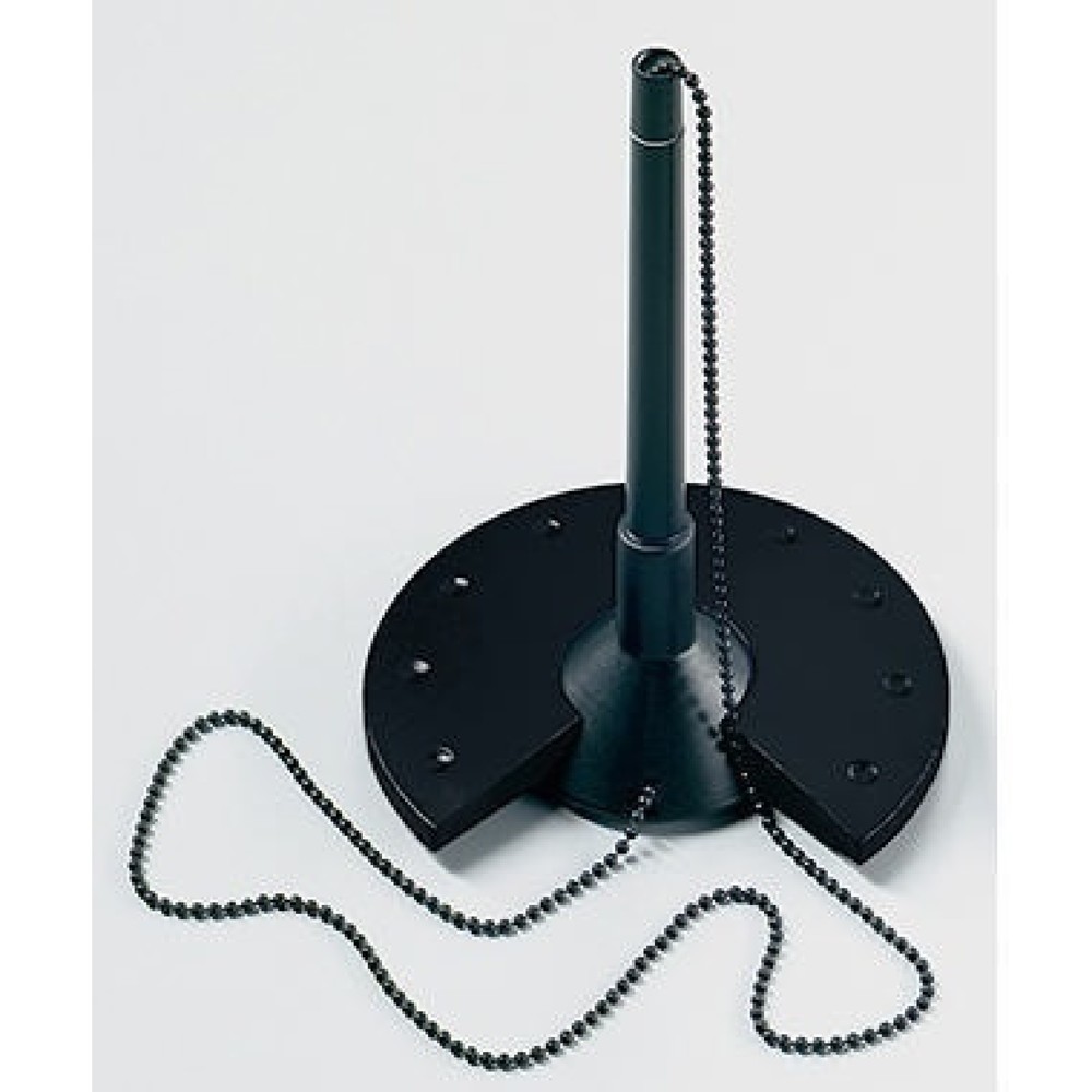 helit Kugelschreiberständer H6359095 10x15,5x10cm Kette sw Produktabbildung: helit Kugelschreiberständer H6359095 10x15,5x10cm Kette sw