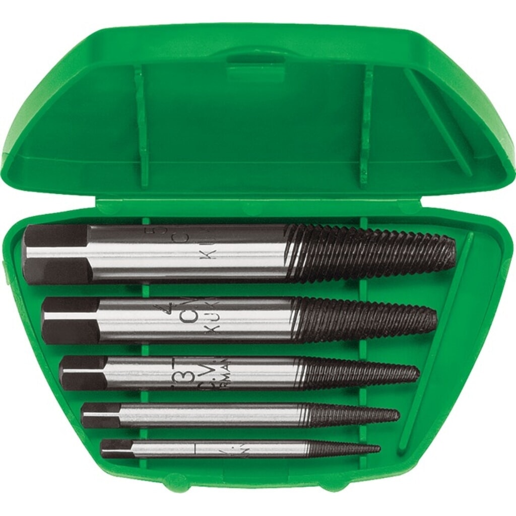 Produktabbildung: KUKKO Schraubenausdrehersatz 49-A M3-M18 5-tlg.Nenn-Gr.1,2,3,4,5