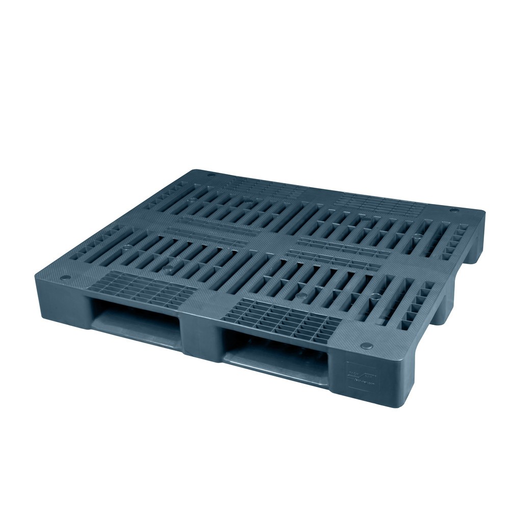 Produktabbildung Nr. 1: Kunststoff-Palette Medium, statische Tragkraft 5.000 kg, LxB 1.200 x 1.000 mm, 3 Kufen