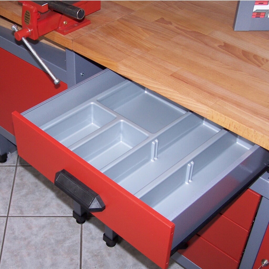 Produktabbildung: Kunststoff-Schubladeneinteilung für Profi-Baukastensystem, 5 Fächer