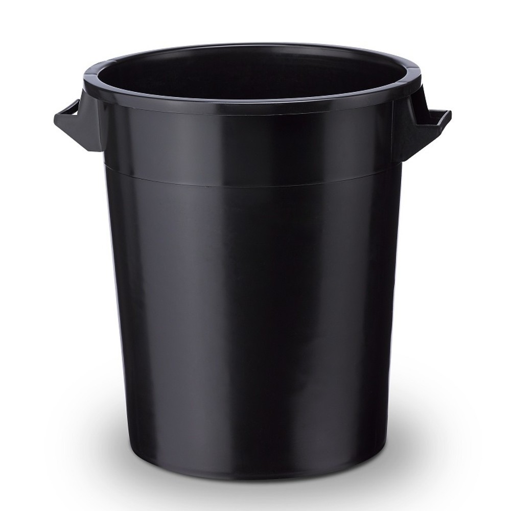 Produktabbildung: Kunststofftonne, schwarz, 75 Liter