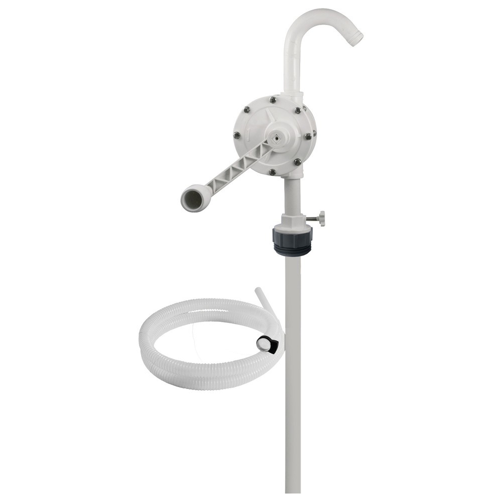 Produktabbildung: SAMOA-HALLBAUER Kurbelpumpe MZR-04/200 Blue, mit Mauser-Adapter, PVC-Schlauch u. Saugrohr
