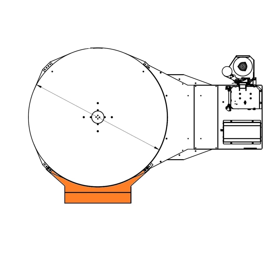Kurze Auffahrrampe für Palettenwickler PS SuperFLAT, Ø 1.650 mm, Breite 800 mm Produktabbildung: Kurze Auffahrrampe für Palettenwickler PS SuperFLAT, Ø 1.650 mm, Breite 800 mm