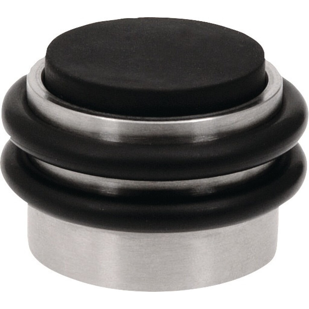 KWS Bodentürpuffer 2053.31, Aluminium silberfarbig eloxiert, Ø 42 mm Höhe 28 mm, Dübelmontage Produktabbildung: KWS Bodentürpuffer 2053.31, Aluminium silberfarbig eloxiert, Ø 42 mm Höhe 28 mm, Dübelmontage
