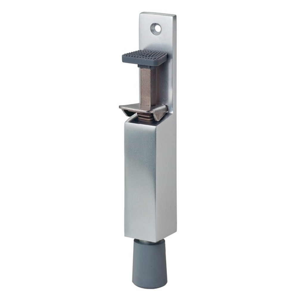 Produktabbildung: KWS Türfeststeller 1081.31, Hubhöhe 30 mm, Aluminium silberfarbig eloxiert, Türmontage