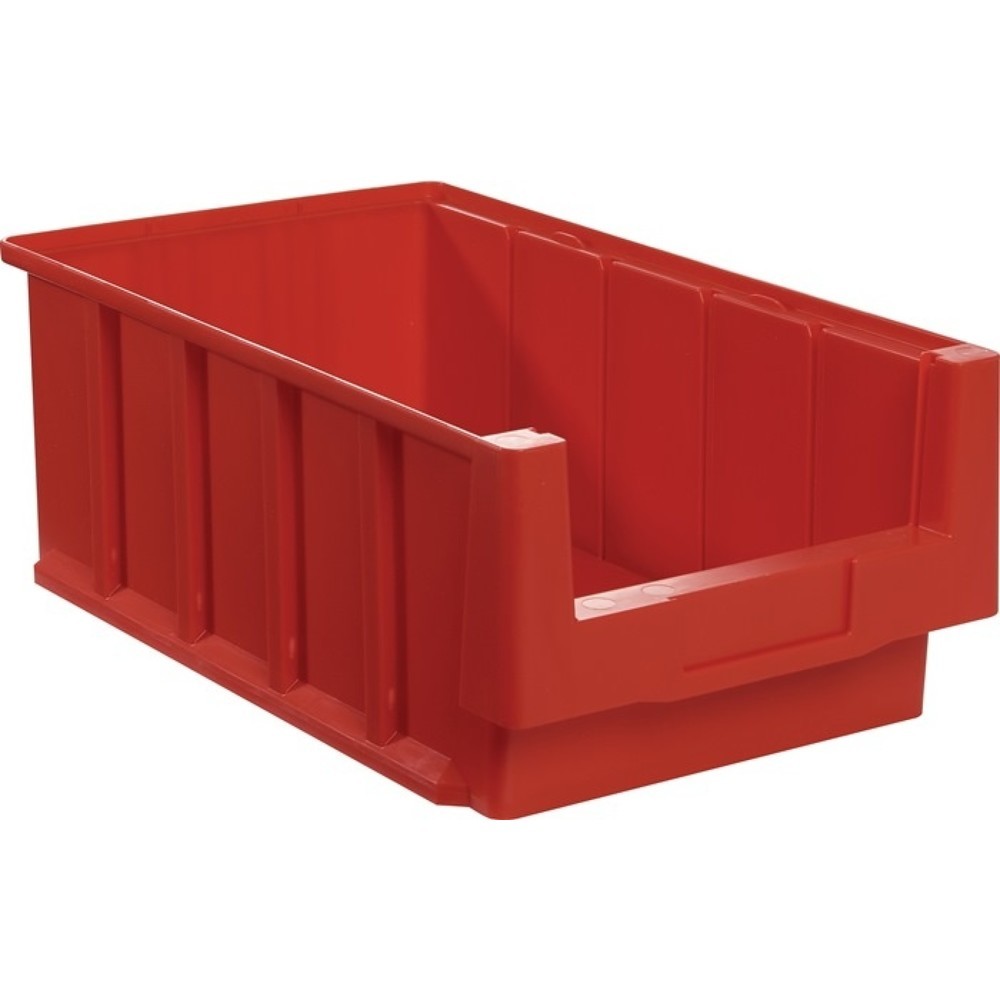 Illustration du produit: Bac de rayonnage VKB LA-KA-PE, rouge polypropylène, L 400 x l 230 x H 150 mm