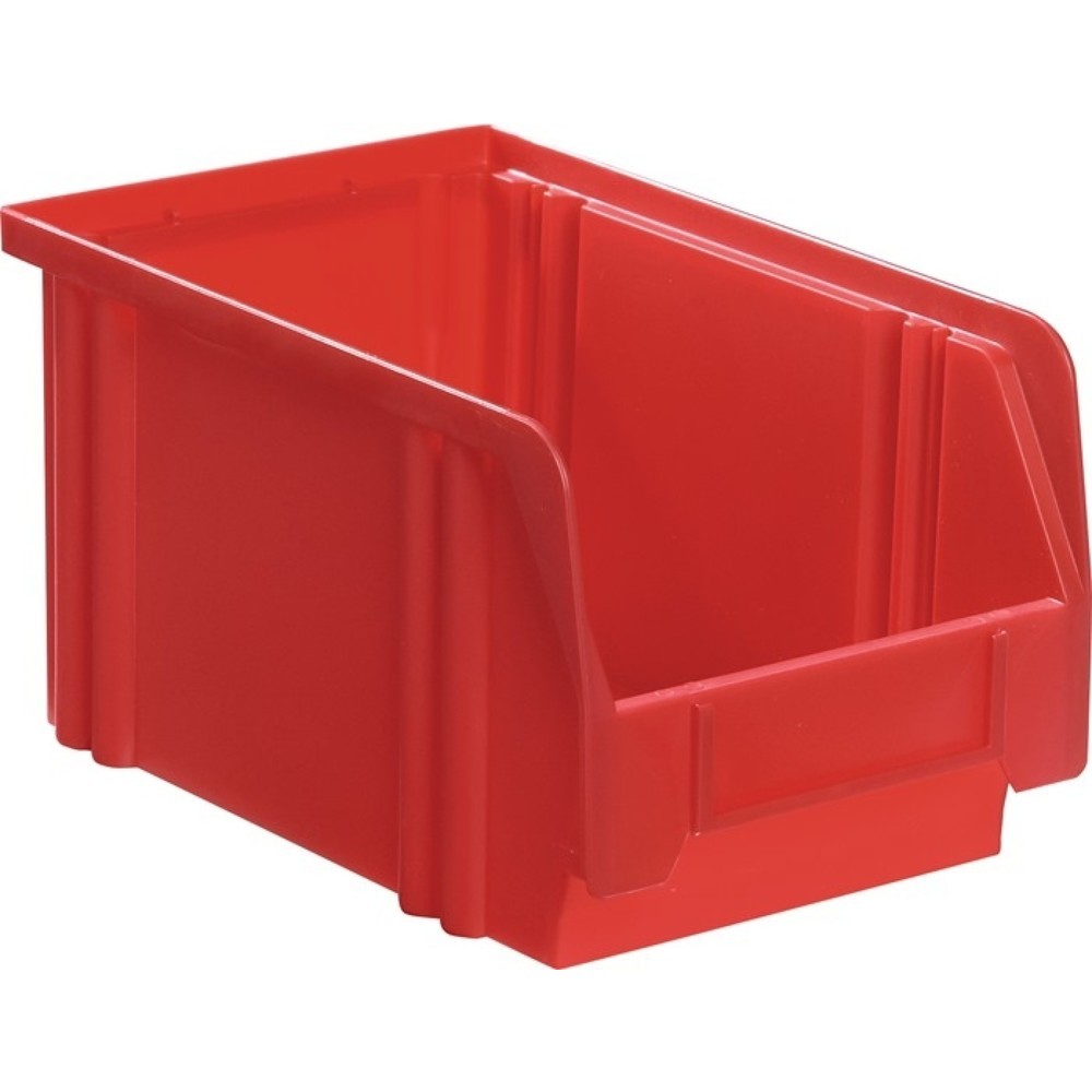 Produktabbildung Nr. 1: LA-KA-PE Sichtlagerkasten, PS rot, L230/200xB140xH130mm
