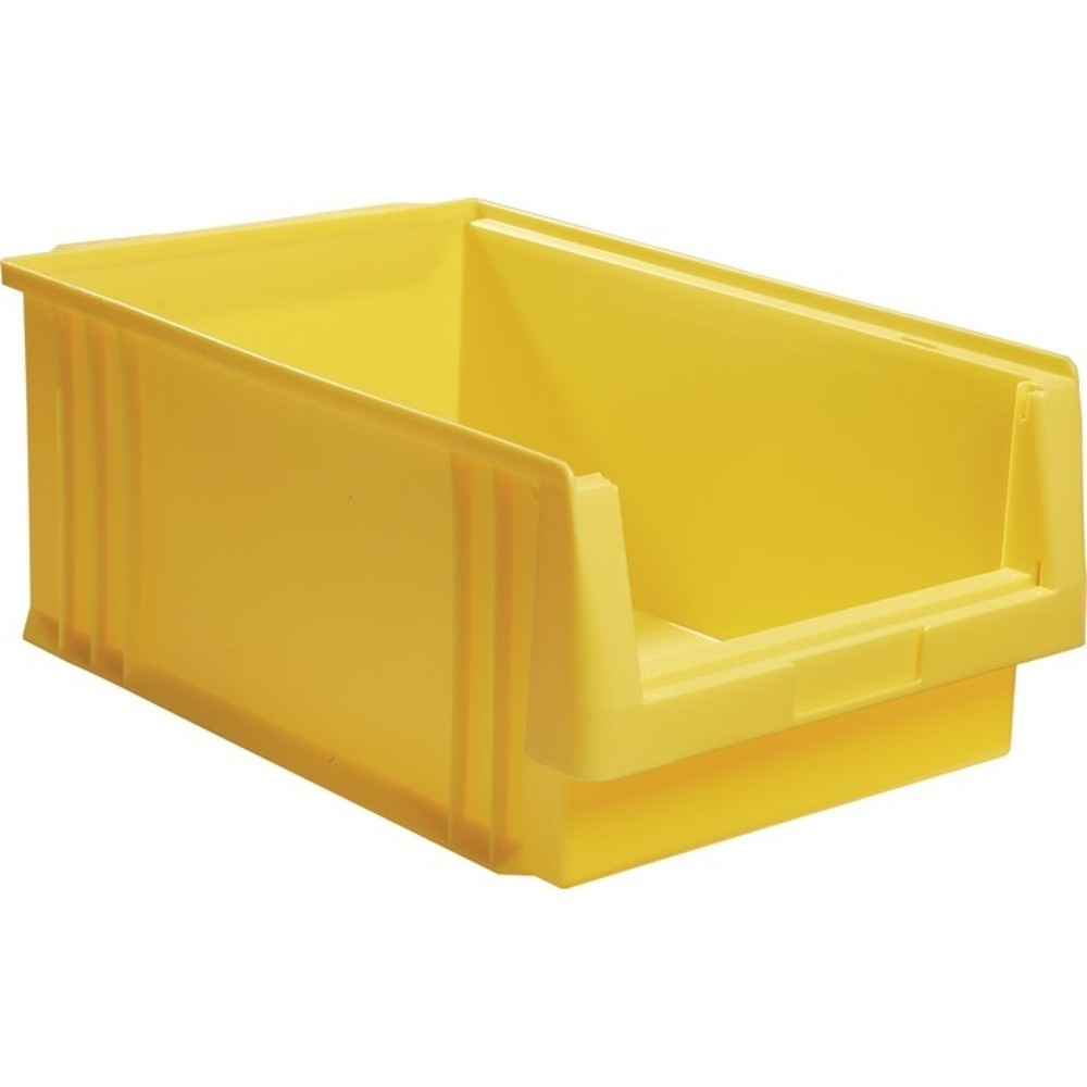 Produktabbildung: LA-KA-PE Sichtlagerkasten PLK, PP gelb, L500xB315xH200mm